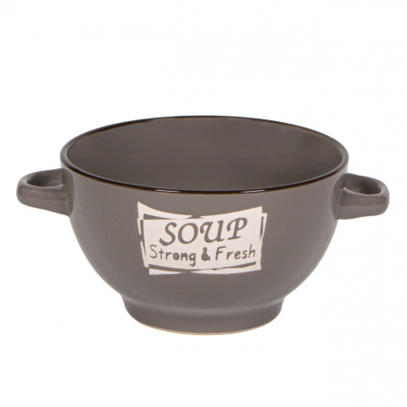 Veselă - Castron din ceramică pentru supă,650 ml