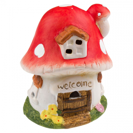 Căsuță ciupercă decorativă- 12x15 cm [1]