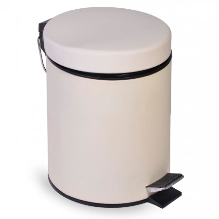 Seturi baie și accesorii - Coș  de gunoi cu acoperire mată-5l