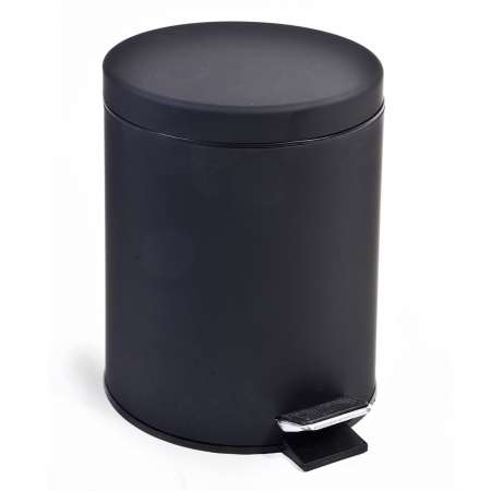 Seturi baie și accesorii - Coș de gunoi din metal cu acoperire mată-5 l