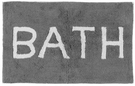 Covorase baie - Covoraș baie gri "Bath" - 50x80cm