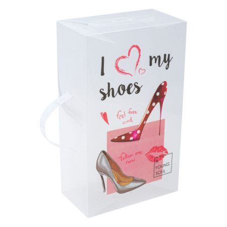 Cutie pentru depozitare pantofi pentru femei cu mâner-18x10x30.5 cm [2]
