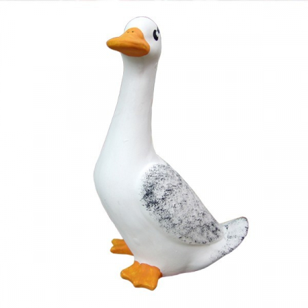 Decorațiuni pentru Gradină - Statuetă gâscă mică, decorațiune grădină, ceramică, H 32 cm