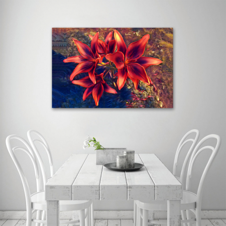 Tablou Canvas - Crini rosii [3]
