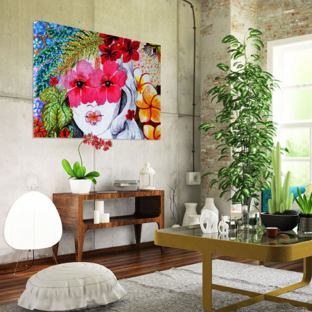 Tablou Canvas - Portret floral [1]