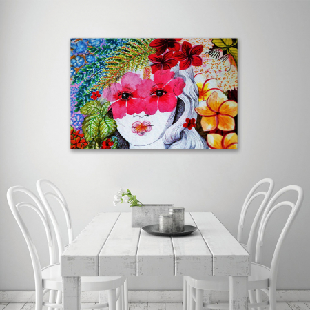 Tablou Canvas - Portret floral [4]