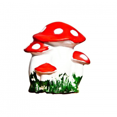 Ghivece și glastre - Figurină ciupercă, din ceramică, decorațiune grădină,27 cm
