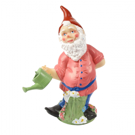 Decoratiuni și ornamente - Figurină pitic cu stropitoare,din PVC, decorațiune grădină,42 cm
