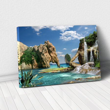 Fantezie - Tablou Canvas - Paradise Island