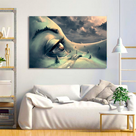 Tablou Canvas - World's face [1]