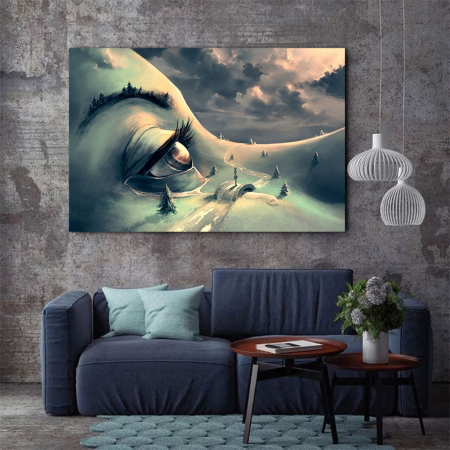 Tablou Canvas - World's face [2]