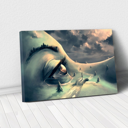 Fantezie - Tablou Canvas - World's face