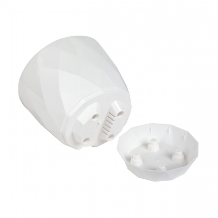 Ghiveci alb Evoque,plastic-17,5x15,3 cm [1]