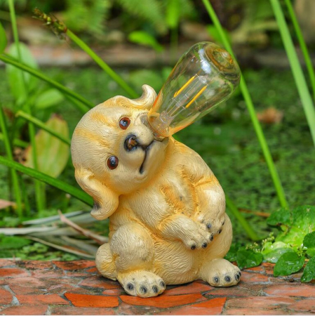 Lampă solară LED cățeluș 25 cm [0]