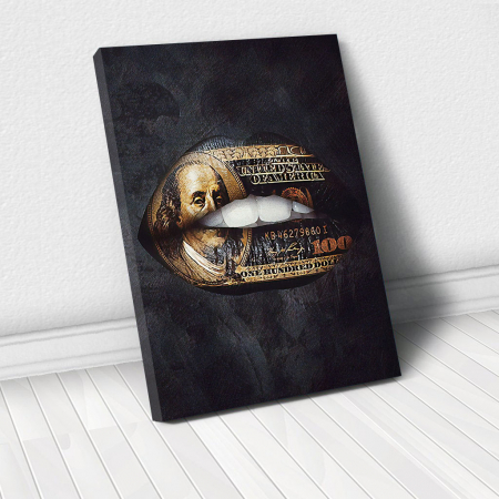 Motivational - Tablou Canvas - Money talks