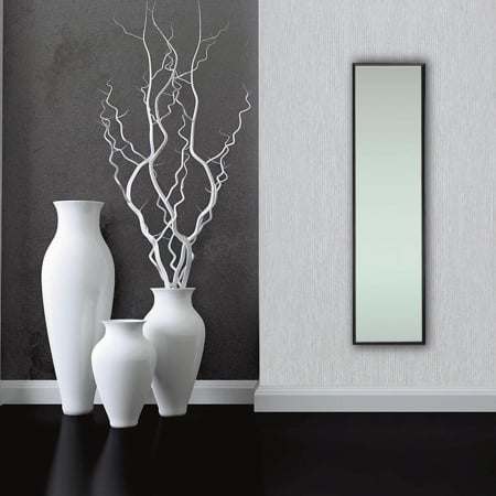 Oglinzi - Oglindă 30 x 120 cm,ramă MDF negru Jolino