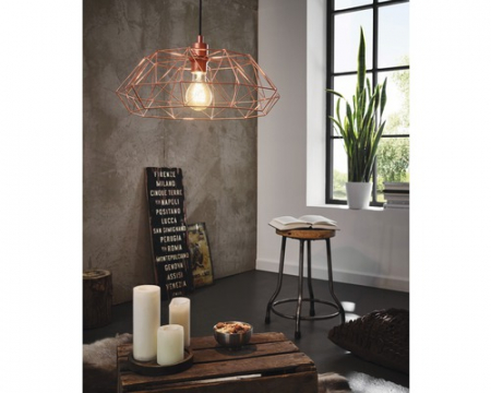 Corpuri de Iluminat - Pendul 1x60W, cupru