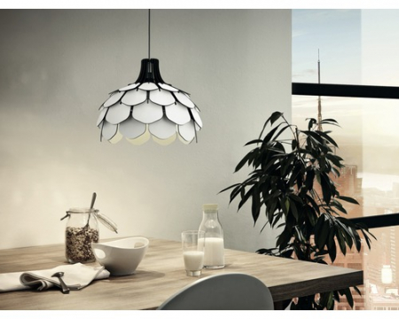 Corpuri de Iluminat - Pendul  1x60W, lemn alb