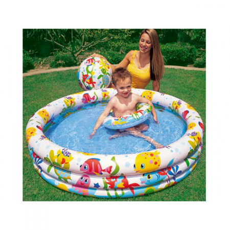Piscine - Piscină gonflabilă peștisori,  132 x 28 cm