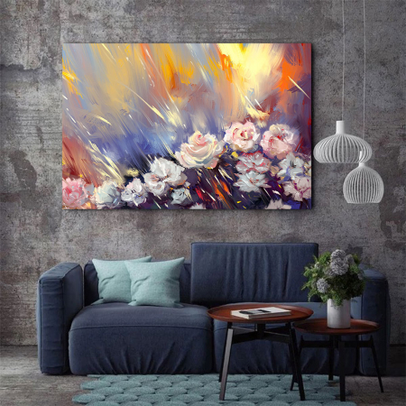 Tablou Canvas - Arta florala [3]