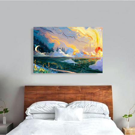 Tablou Canvas - Day & Night [3]