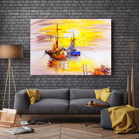 Tablou Canvas - Sunset in Venice [2]
