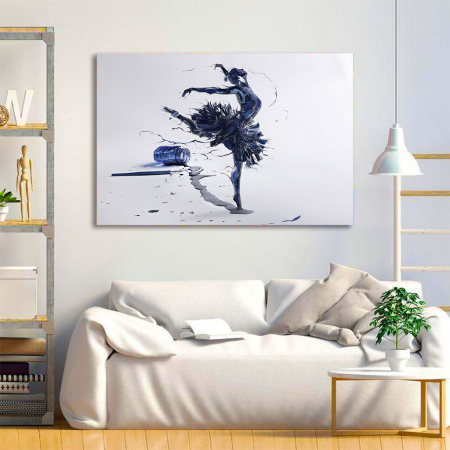 Tablou Canvas - Inked Balerina [1]