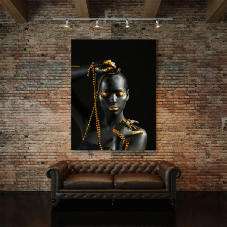 Tablou Canvas - Gold in new style [2]
