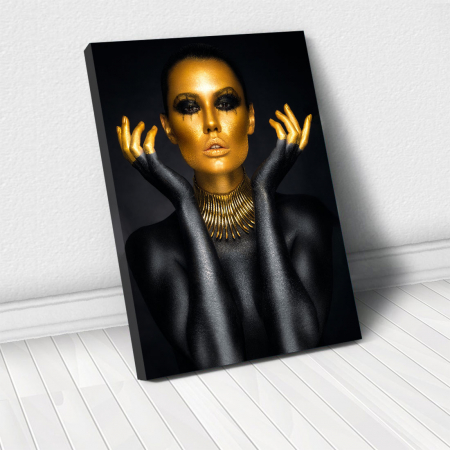 Style - Tablou Canvas - Painted in gold