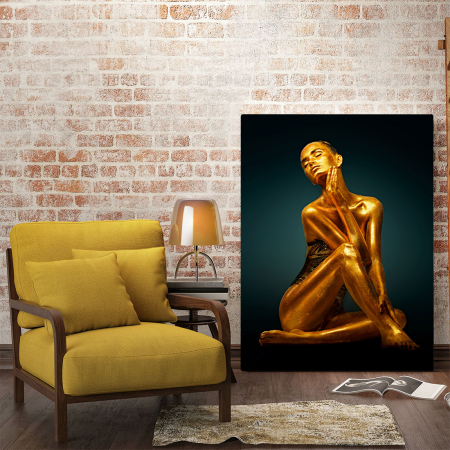 Tablou Canvas - Golden Pose [1]