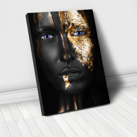 Tablou Canvas - Golden face style [0]
