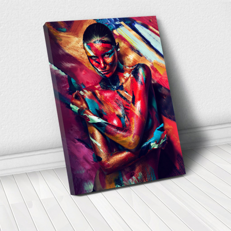 Style - Tablou Canvas - Paint stripes sensual