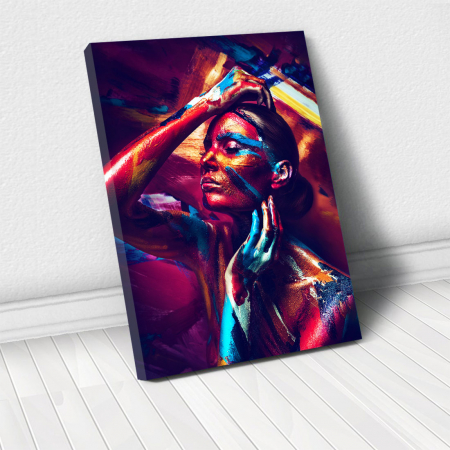 Style - Tablou Canvas - Body Paint Stripes