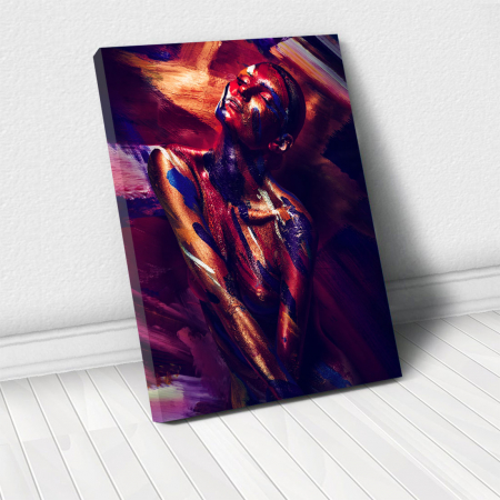 Style - Tablou Canvas - Paint Stripes Pose