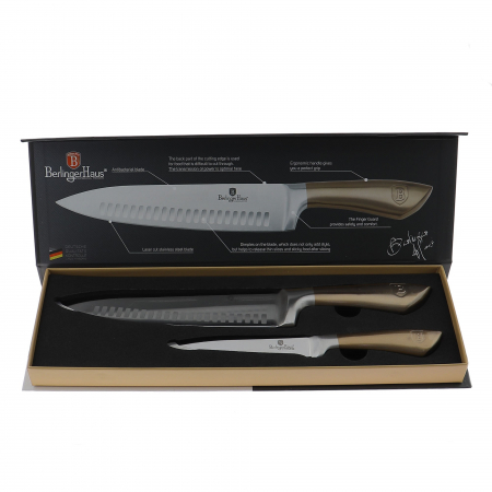 Cutit cu lama din otel inoxidabil, Berlinger Haus, set 2 cutite [1]
