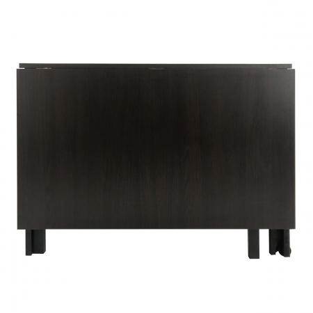 Set masă pliantă cu 4 scaune de bucătărie,wenge [3]