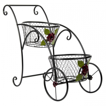 Decorațiuni pentru Gradină - Etajeră metalică  pentru flori & plante-47 cm