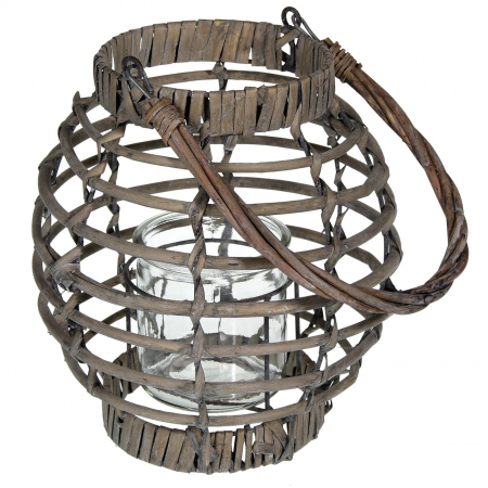 Decorațiuni pentru Gradină - Lampă decorativă din bambus,22,5x25 cm