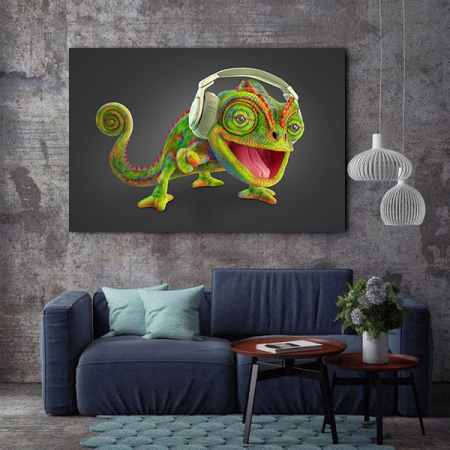Tablou Canvas - Camaleon [2]