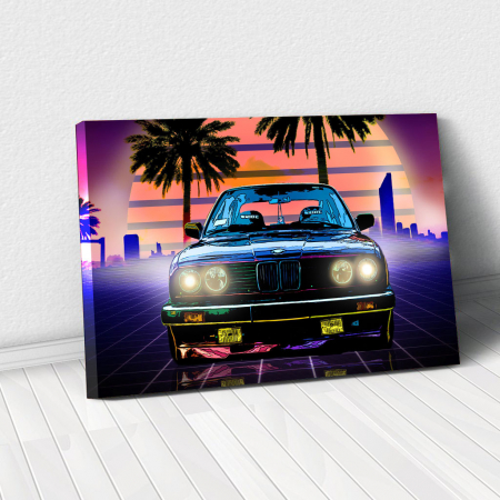 Decor de perete - Tablou Canvas - BMW M3 (e30)