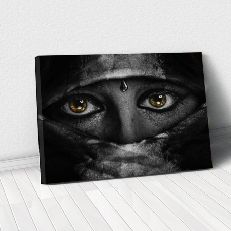 Decor de perete - Tablou Canvas - Golden Eyes