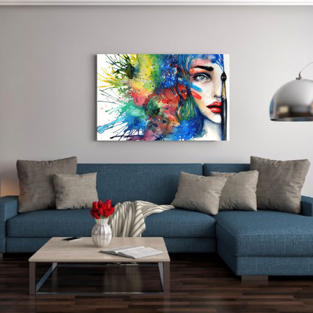 Tablou Canvas - Pictura Chip [1]