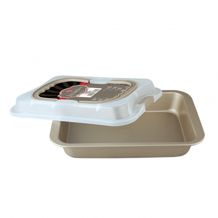 Tava cu capac pentru copt, Berlinger Haus, dreptunghiulara, otel carbon, 36.5 x 24.5 x 5.5 cm [0]