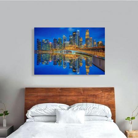 Tablou Canvas - Singapore marina bay [3]