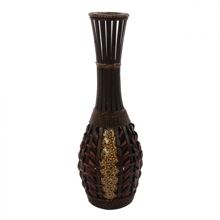 Vaze si Boluri - Vază decorativă din bambus, 70 cm