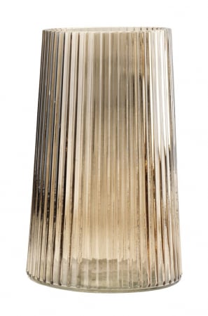 Vază decorativă din sticlă maro 13x20cm [0]