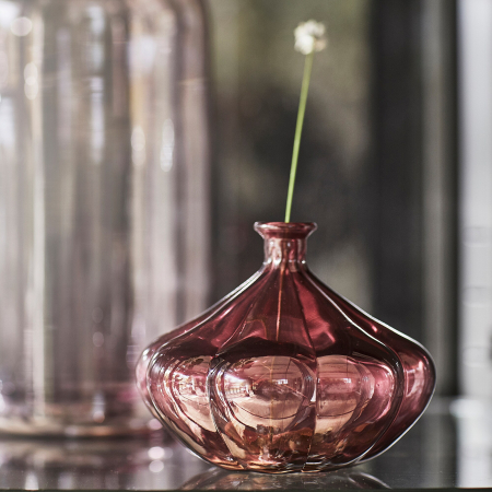 Vază decorativă roșie - 11cm [0]