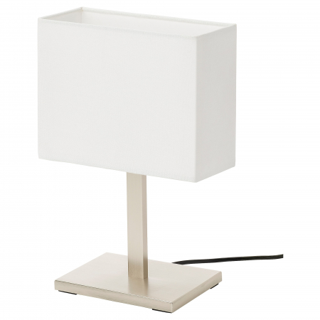 Veioză Malmo, cu baza din aluminiu, albă - 36cm [0]