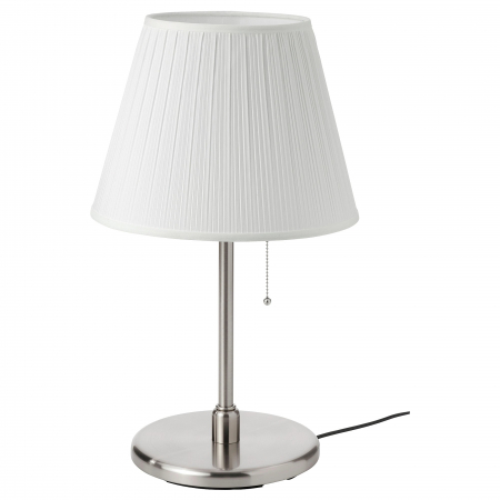 Veioză Briana cu cadru metalic, albă - 50cm [0]