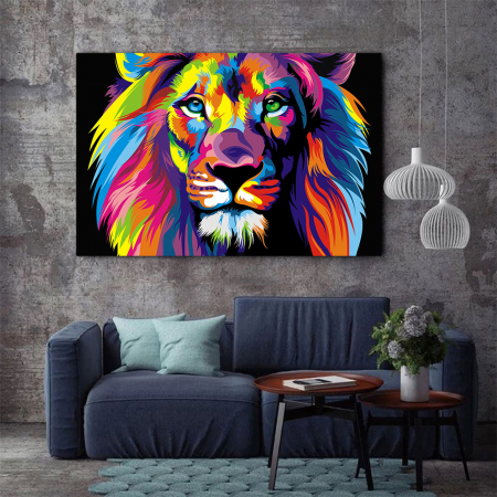 Tablou Canvas - Art Lion [2]
